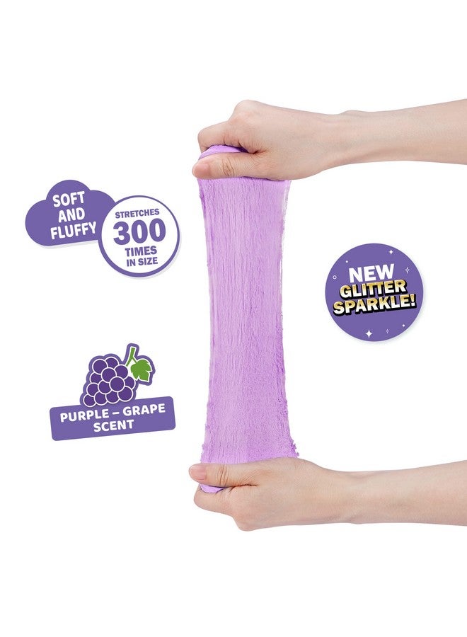 ZURU Oosh Oosh Cotton Candy Small Foil Bag 30G (4 Pack) By Zuru, Fluffy Slime, Stretch Slime, Grows 3000% In Size, Slime For Girls And Kids Multi - Image 3