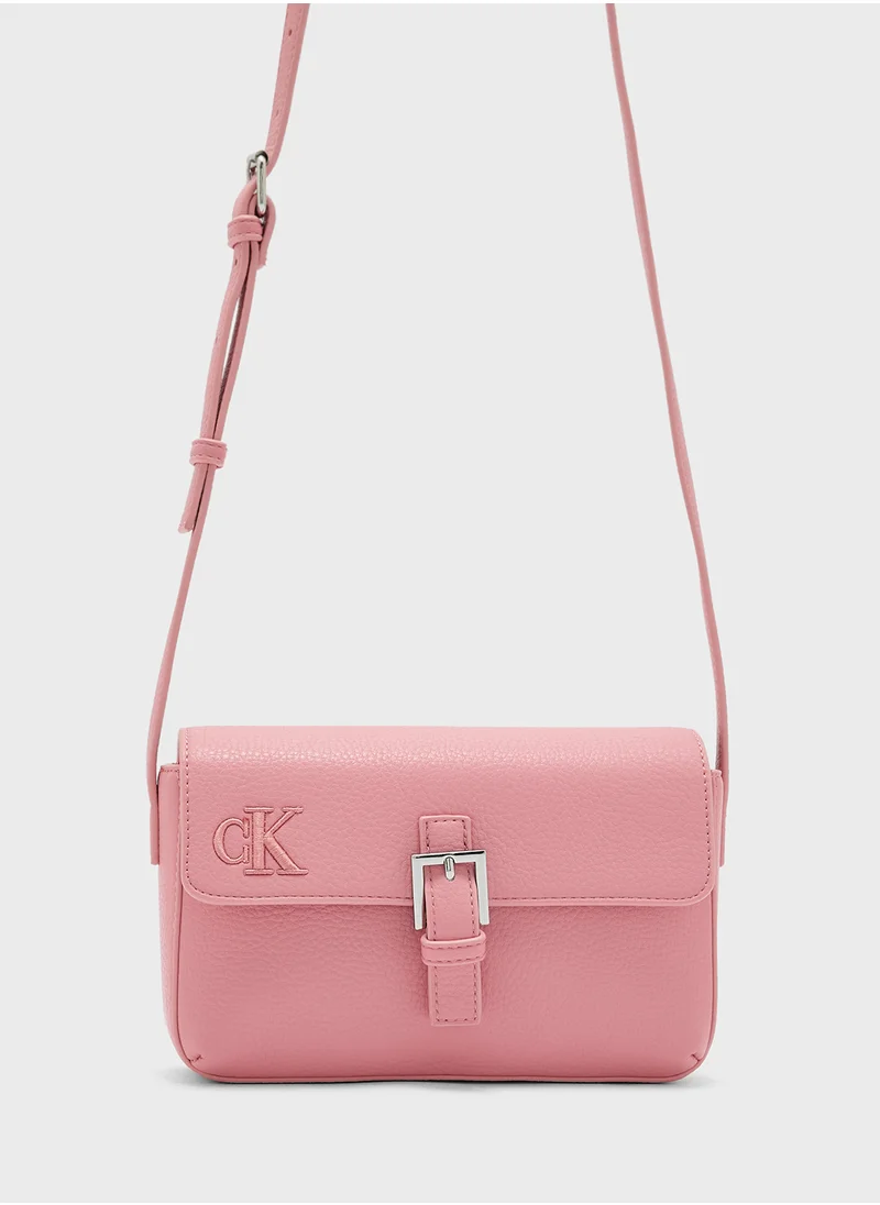 Calvin Klein Jeans Kids Saddle Buckle Bag