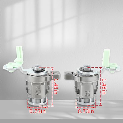 AUTOKAY 72146S73003 Door Lock Cylinder Front Left Driver LH Side & Right Passenger Side RH with Keys for Honda Accord 1998-2002 Civic 2001-2005 Odyssey 1999-2004 S2000 2000-2009 Honda CRV CR-V Element - Image 2