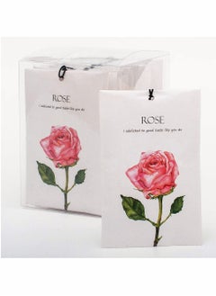 KASTWAVE Rose Sachet 1Box 12Pcs Rose Dried Flower Bag Scent Sachet Drawer Freshener Rose Closet Air Freshener Scented Drawer Deodorizer Freshener for Drawers Closet Home Car Fragrance Product  - Image 1