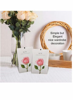 KASTWAVE Rose Sachet 1Box 12Pcs Rose Dried Flower Bag Scent Sachet Drawer Freshener Rose Closet Air Freshener Scented Drawer Deodorizer Freshener for Drawers Closet Home Car Fragrance Product  - Image 5