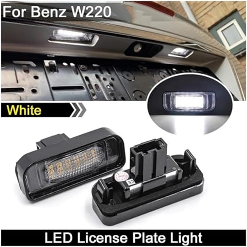 DEMULAX White License Plate Light for Mercedes-Benz S-Class - Image 5