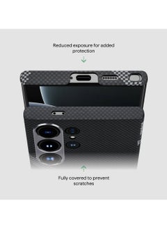 PITAKA for S24 Ultra Case 6.8 Inch Compatible with MagSafe, Slim & Light Samsung Galaxy S24 Ultra Case, 1500D Aramid Fiber Made Tactile Woven Case Re-TROS Edition - Rebuilding - pzsku/ZCFEC6CB919F9B09AE9C1Z/45/_/1740472250/54334689-d950-418c-9970-b9f9a9fd007e