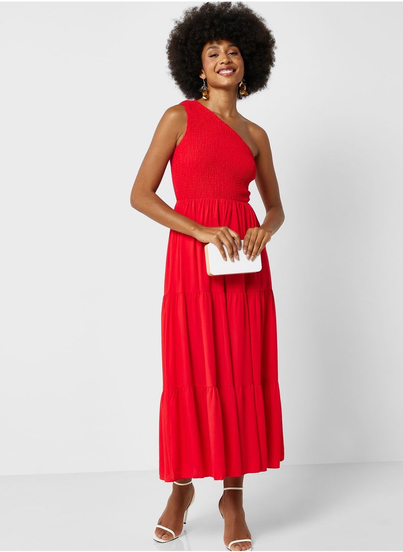 ELLA - One Shoulder Classic Dress - Image 1