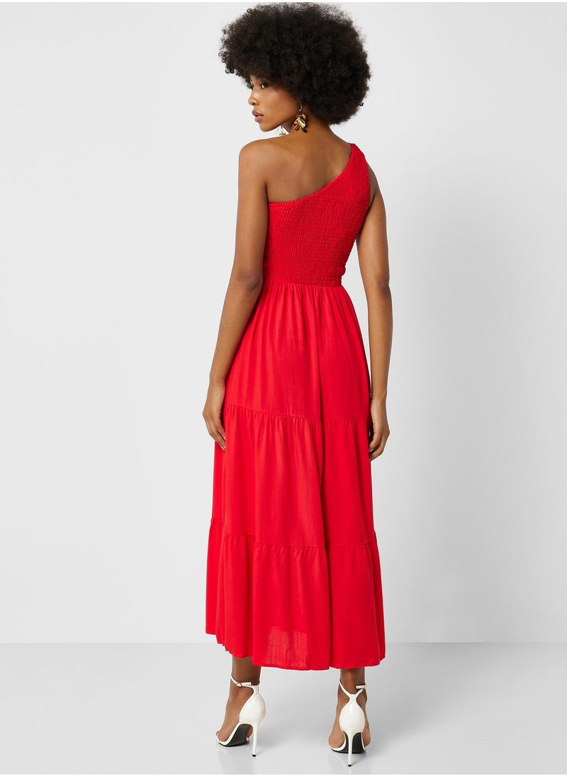 ELLA - One Shoulder Classic Dress - Image 1