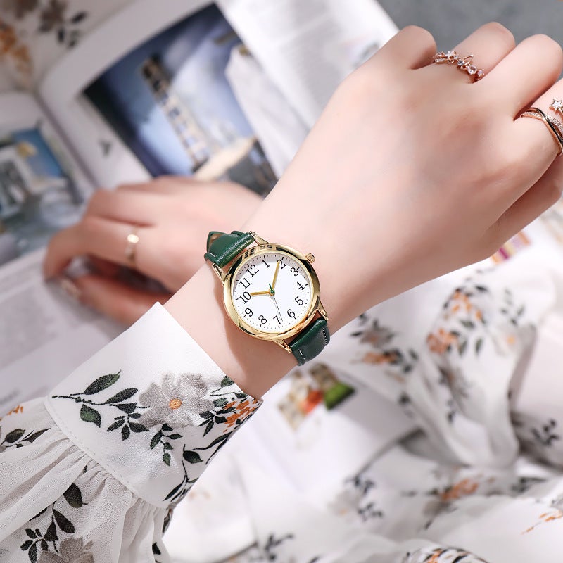 Women's Quartz Watch, Leather Strap, 32mm - Image 1