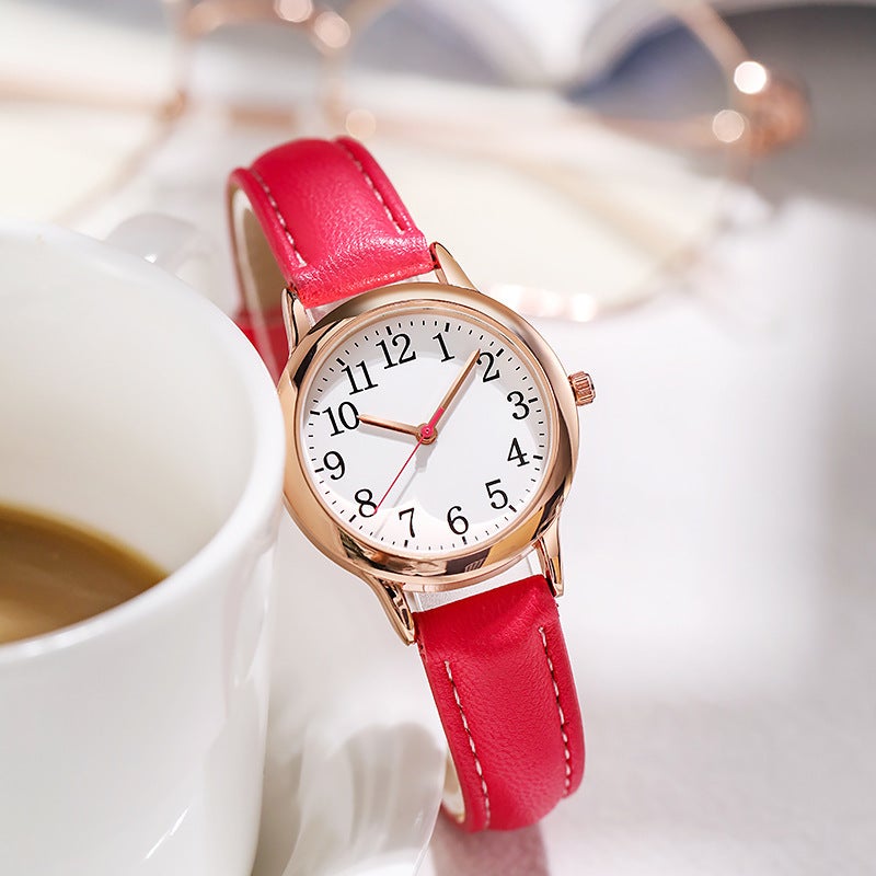 Women's Quartz Watch, Leather Strap, 32mm - Image 3