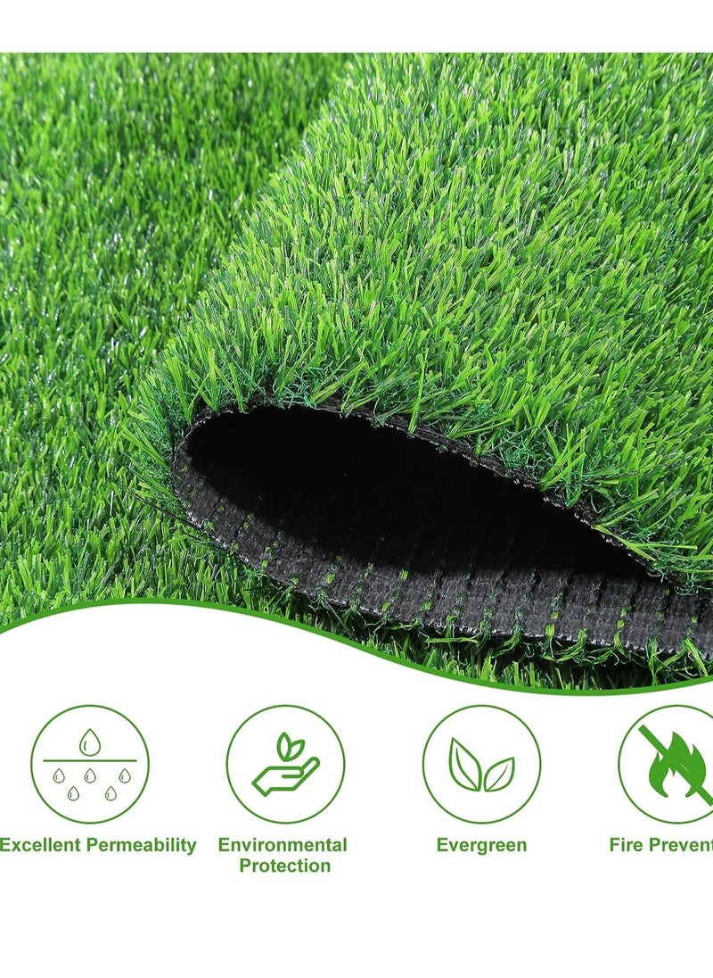 Artificial Grass - Mutifunction Dog Pee Grass Folding Fake Grass Non Slip Artificial Turf Grass for Dogs with Drainage Holes Easy to Clean Suitable for Indoor Outdoor 1.99m x 1.68m