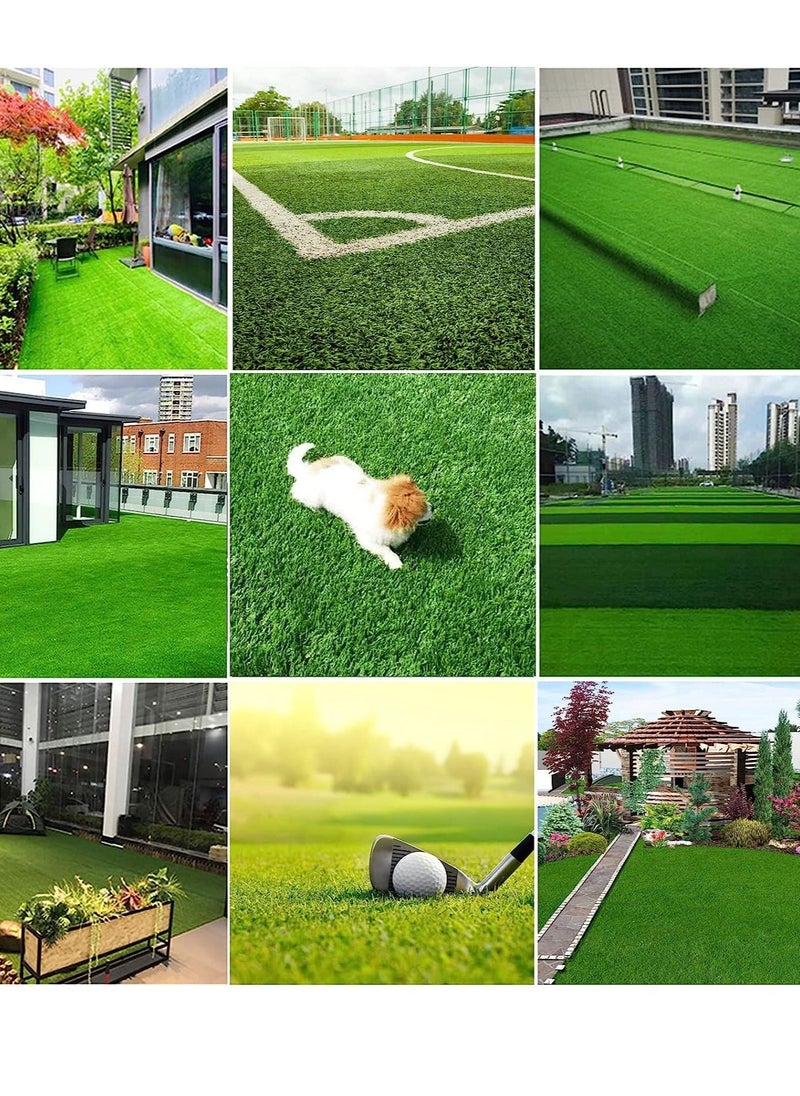 Artificial Grass - Mutifunction Dog Pee Grass Folding Fake Grass Non Slip Artificial Turf Grass for Dogs with Drainage Holes Easy to Clean Suitable for Indoor Outdoor 1.99m x 1.68m