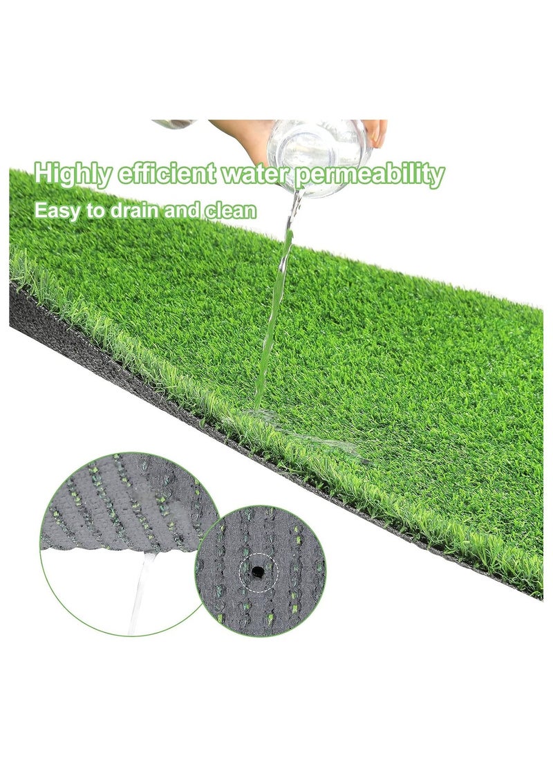 Artificial Grass - Mutifunction Dog Pee Grass Folding Fake Grass Non Slip Artificial Turf Grass for Dogs with Drainage Holes Easy to Clean Suitable for Indoor Outdoor 1.99m x 1.68m