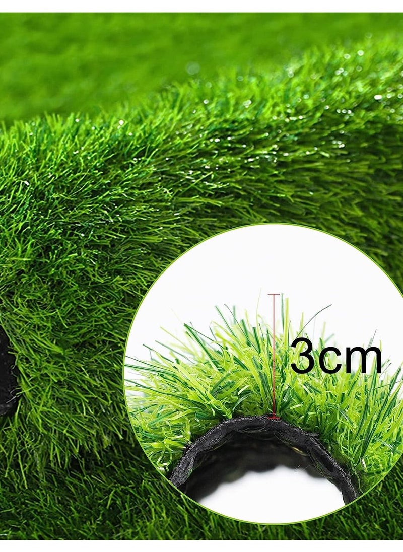 Artificial Grass - Mutifunction Dog Pee Grass Folding Fake Grass Non Slip Artificial Turf Grass for Dogs with Drainage Holes Easy to Clean Suitable for Indoor Outdoor 1.99m x 1.68m