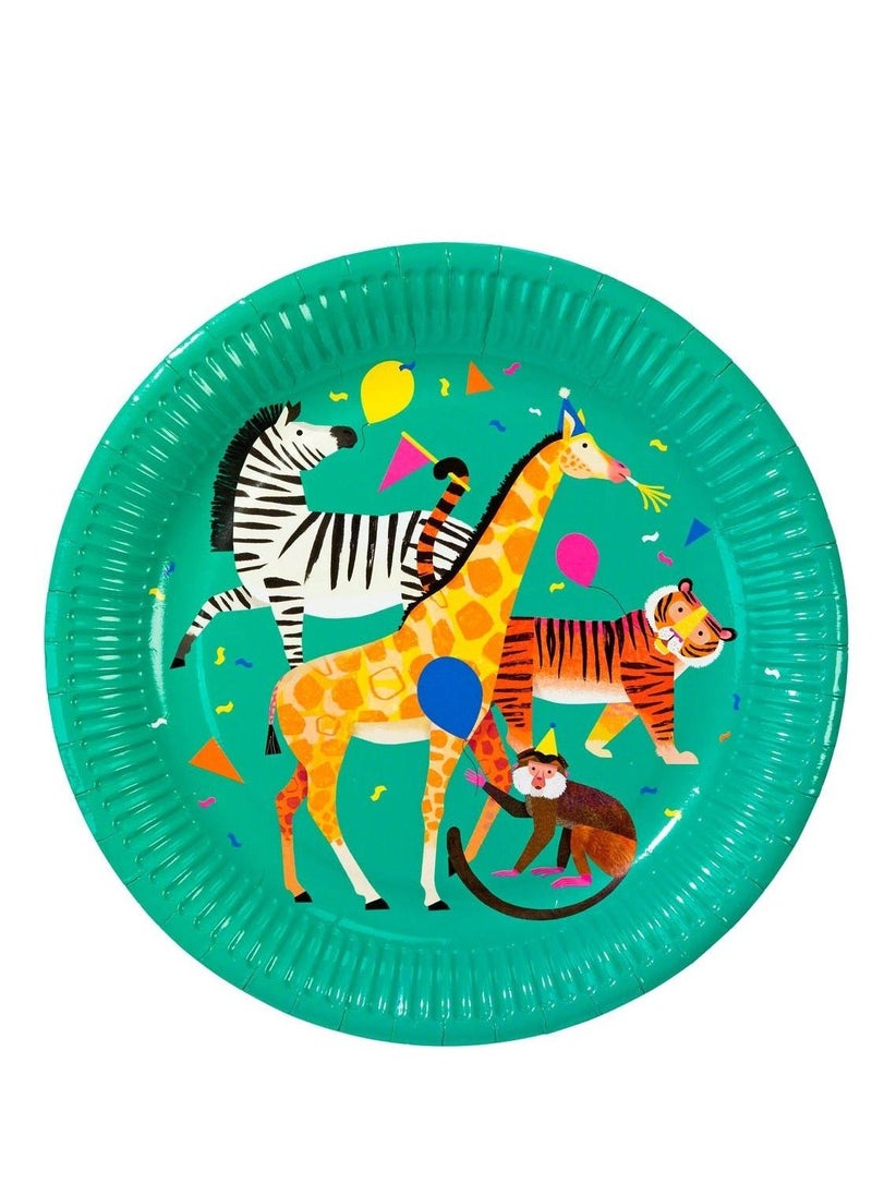 Talking Tables - Party Plates Animals 8pack - Image 1