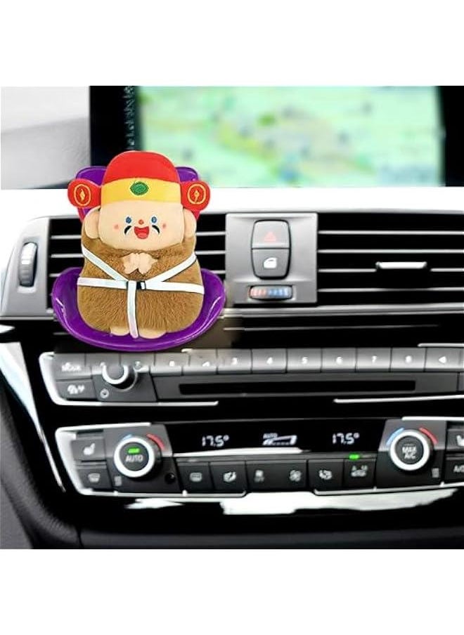 Cute Labubu Car Seat, Car Decorations Labubu Accessories, Car Air Vent Decor for Display Labubu, Plastic Sofas for Car Decoration, Cute Car Interior Decor Accessories Desktop Ornaments (Purple)  - Image 2