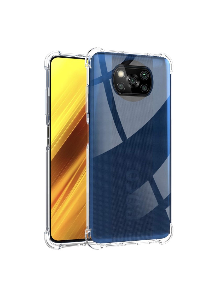 Generic Xiaomi Poco X3 Pro and POCO X3 NFC Case, Crystal Clear Shock Absorption Phone Cover, Premium Ultra Slim Clear for Xiaomi Poco X3 Pro/POCO X3 NFC,  - Image 3