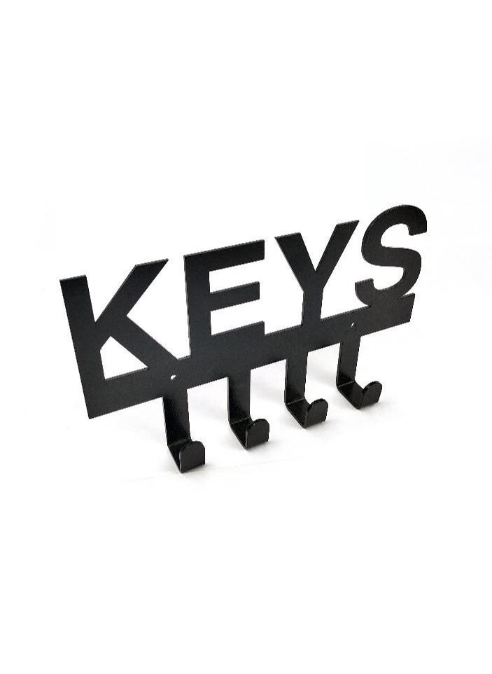 keys A metal holder with a distinctive and elegant design. 