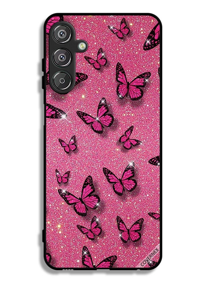 Covernex Samsung Galaxy M15 5G Protective Case Cover Glitters & Butterflies  - Image 1