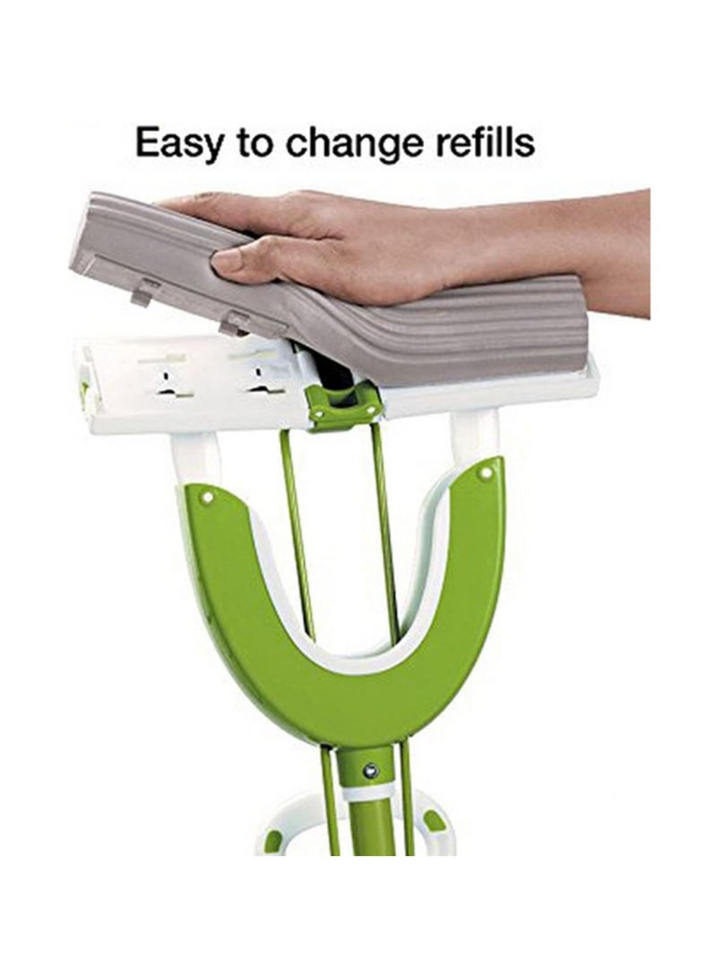 Scotch Brite Durable Super Squeezing Action Butterfly Mop Starter Kit Grey with Handle and Refill - Image 2