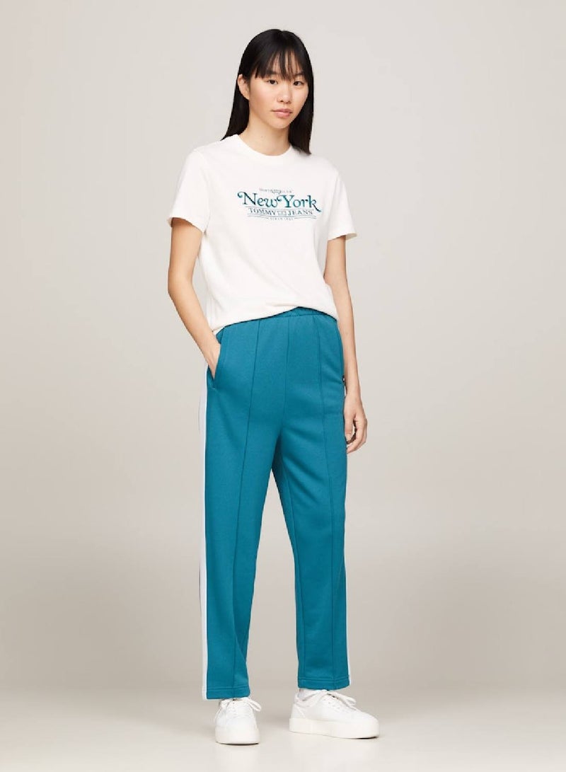 TOMMY JEANS Varsity Logo Embroidery T-Shirt - Image 4