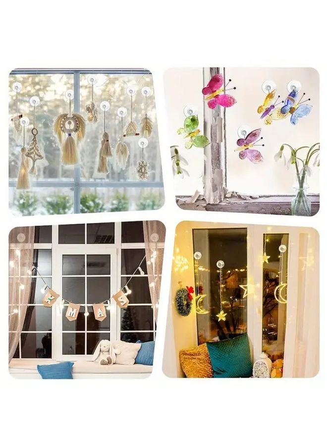 Transparent Suction Cup Hooks 9pcs 10 lbs Capacity Reusable Stainless Steel - Image 5