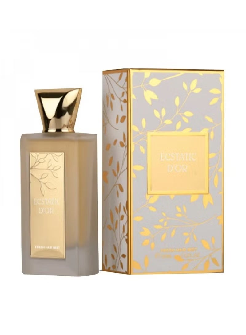 ECSTATIC D'OR Fresh Hair Mist for Women – 50ml – Luxurious Blend of Amber, Patchouli, Musk & Jasmine - Image 2