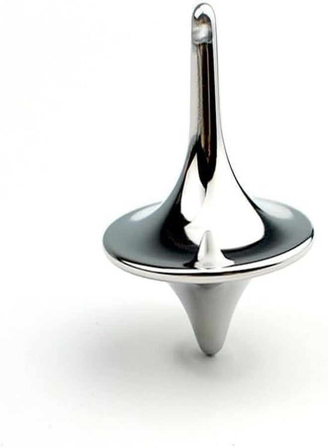 Kryoflare Precision Metal Spinning Top, Zinc Alloy Balance Gyro, Vintage Totem Design, Portable Desktop Ornament - Image 1