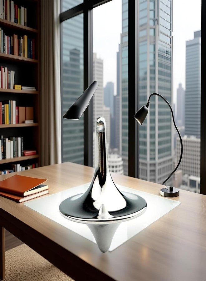 Kryoflare Precision Metal Spinning Top, Zinc Alloy Balance Gyro, Vintage Totem Design, Portable Desktop Ornament - Image 5