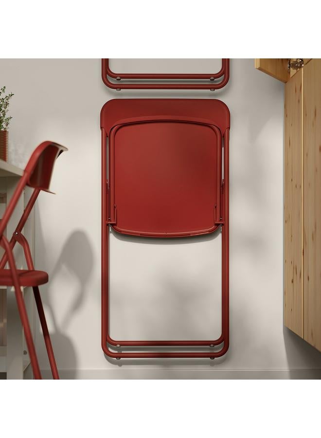 Zaboon Folding Chair, Red - Image 4