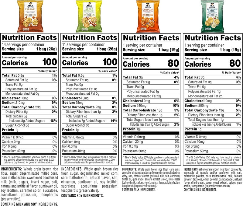 Quaker Rice Crisps Variety Pack - 30 Count - Image 2