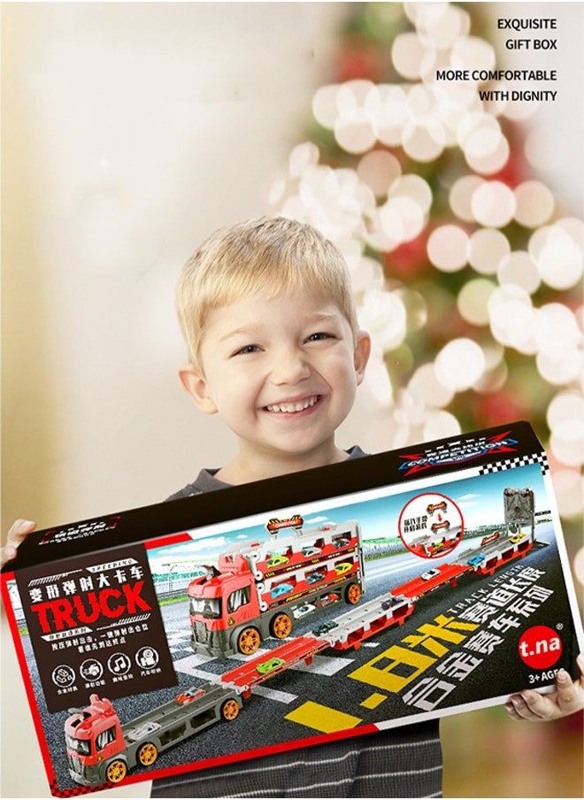 Folding truck children's toy set Truck race track kids toys Folding and transforming toy truck Sliding track car parking lot toys Foldable 3-layer rail truck Storage racing toy set With 8 race cars - pzsku/ZCFECECF6ED46DFA8E4A2Z/45/_/1740973778/7e84e6b1-23d0-4710-980f-4c0acfaa5e4c