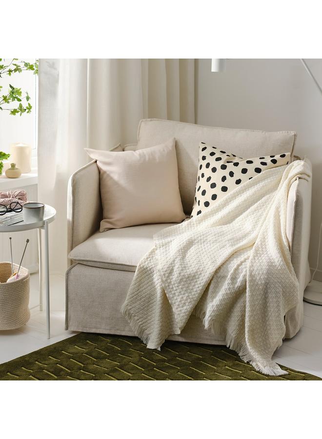 erorex Throw, off-white, 130x170 cm  - Image 3