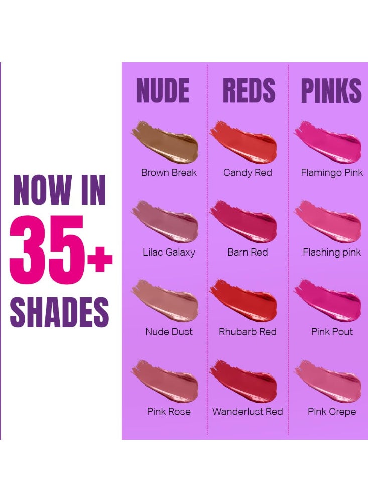 إيل 18 ليت ليب، لون نَتّي لاتيه، أحمر شفاه سائل بلمسة مطفية، يدوم حتى 16 ساعة، لا يلطّخ ولا يترك أثر عند اللمس أو على الكوب - Image 5