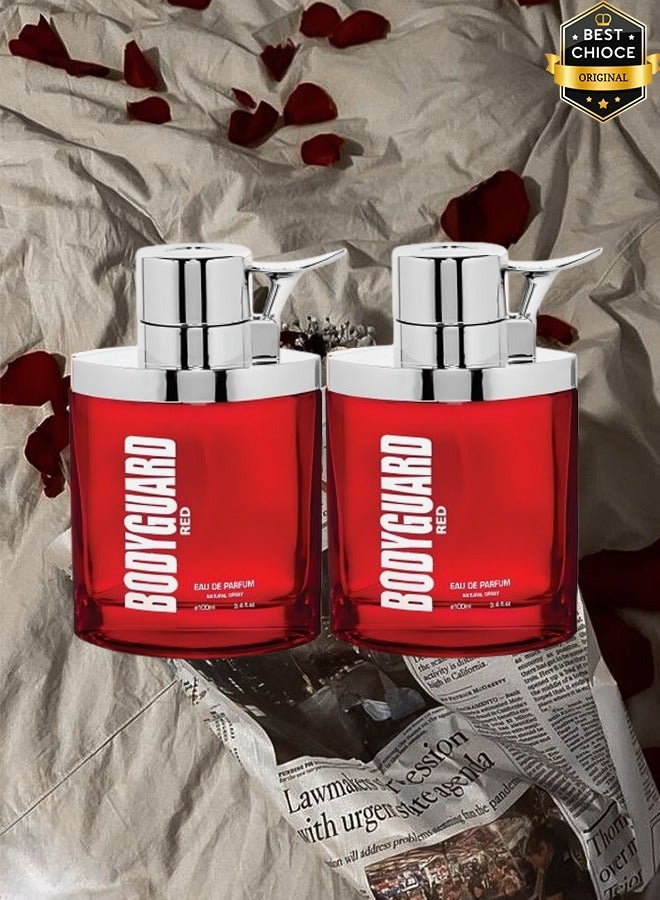 بوديجارد 2 قطع عطر بودي جارد ريد 100 مل - Image 1