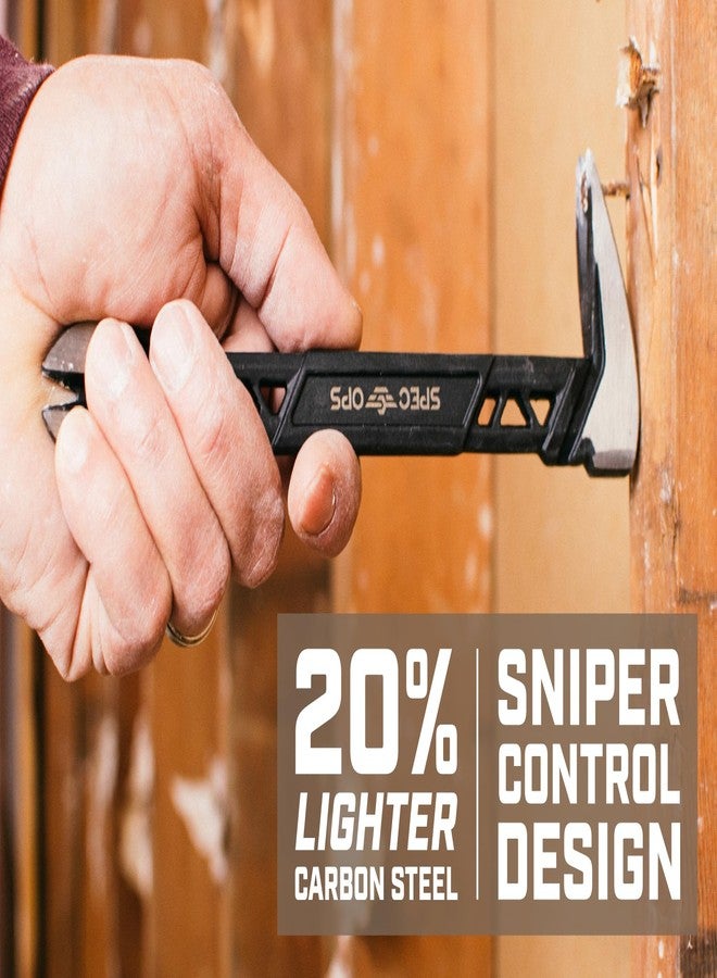 Spec-Ops Spec Ops Tools 8" Nail Puller Cats Paw Pry Bar, High-Carbon Steel, 3% Donated to Veterans, - Image 2