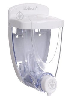 FLOSOFT Flosoft Durable Hand Soap Dispenser, 350ML Refillable Wall Mounted Liquid Soap Dispensers for Home, Kitchen, Commercial, Restaurant, Body Wash, Clear  - Image 2