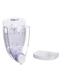 FLOSOFT Flosoft Durable Hand Soap Dispenser, 350ML Refillable Wall Mounted Liquid Soap Dispensers for Home, Kitchen, Commercial, Restaurant, Body Wash, Clear  - Image 3