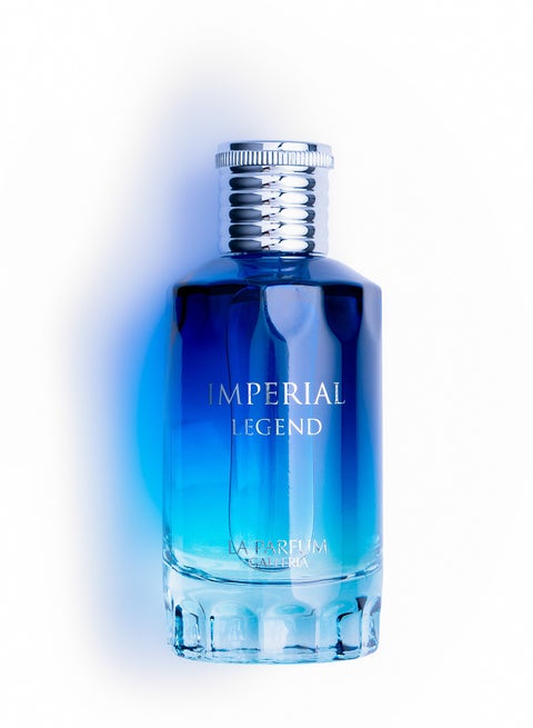 Imperial Legend Eau de Parfum by La Parfum Galleria | A Majestic Men's Woody Aquatic Fragrance | Crafted for Timeless Elegance and Lasting Impressions | 100 ML of Pure Luxury
