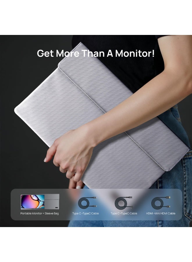 ARZOPA 16.1'' 180Hz 2.5K Portable Gaming Monitor 107% sRGB 1080P FHD Kickstand Portable Monitor with HDR Ultra Slim Eye Care External Second Screen for Laptop PC PS5 Mac Xbox - Image 5