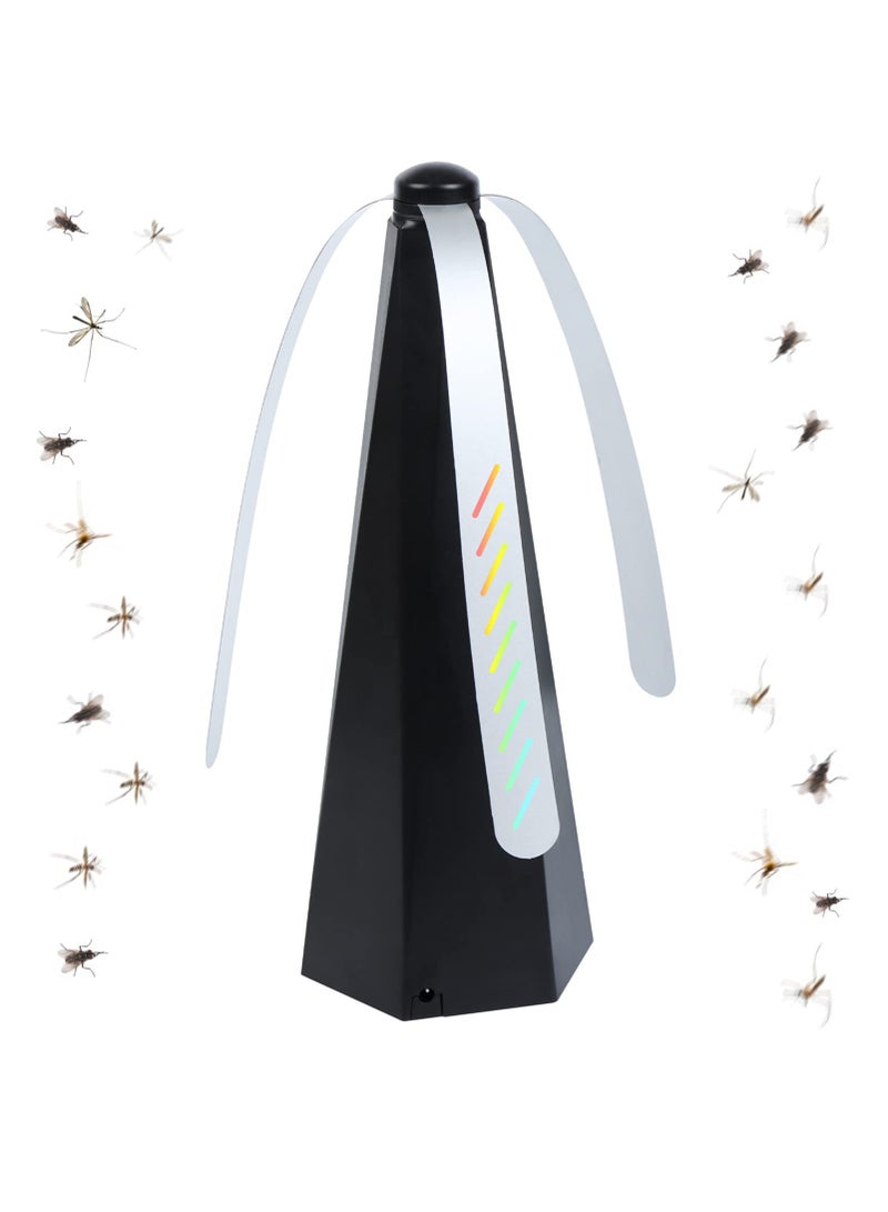 KASTWAVE Fly Repellent Fan Keep Flies and Bugs Away from Food Enjoy Outdoor Dining Picnic Table Repellent Fan Fly and Mosquito Repeller (1 Piece, Black) - Image 1