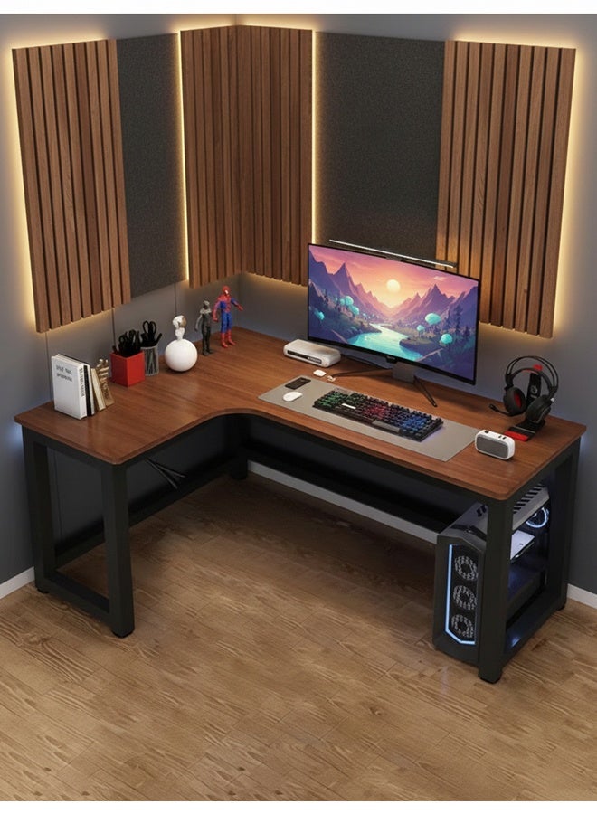 إن كي أكس طاولة كمبيوتر متعددة الوظائف، محطة عمل منزلية مكتبية 120 × 80 سم (الزاوية اليسرى) - Image 1