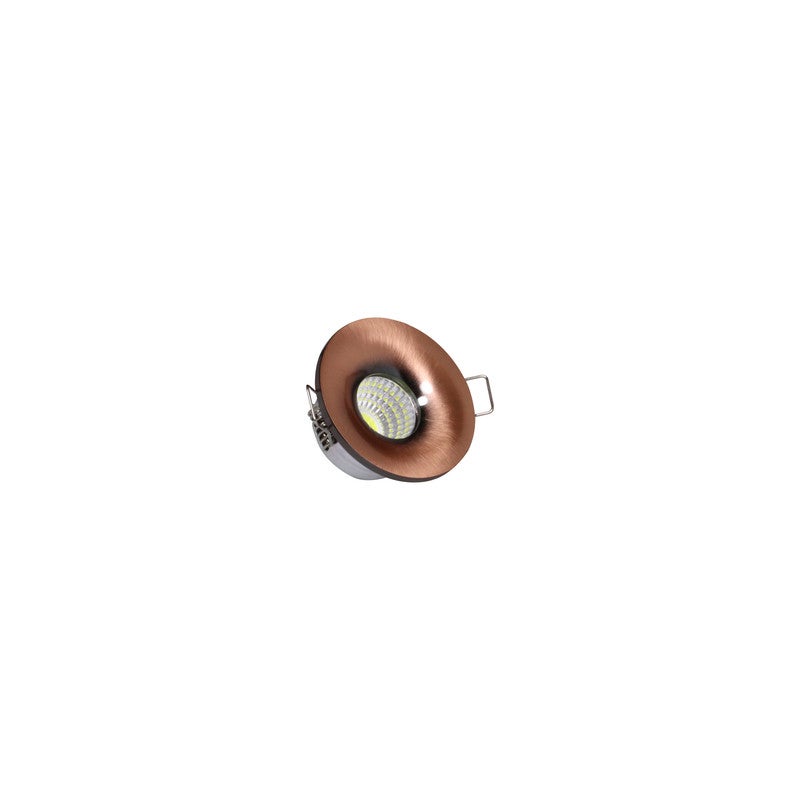 Jana Light Hollow White Red Copper recessed spot light 3W - Image 1