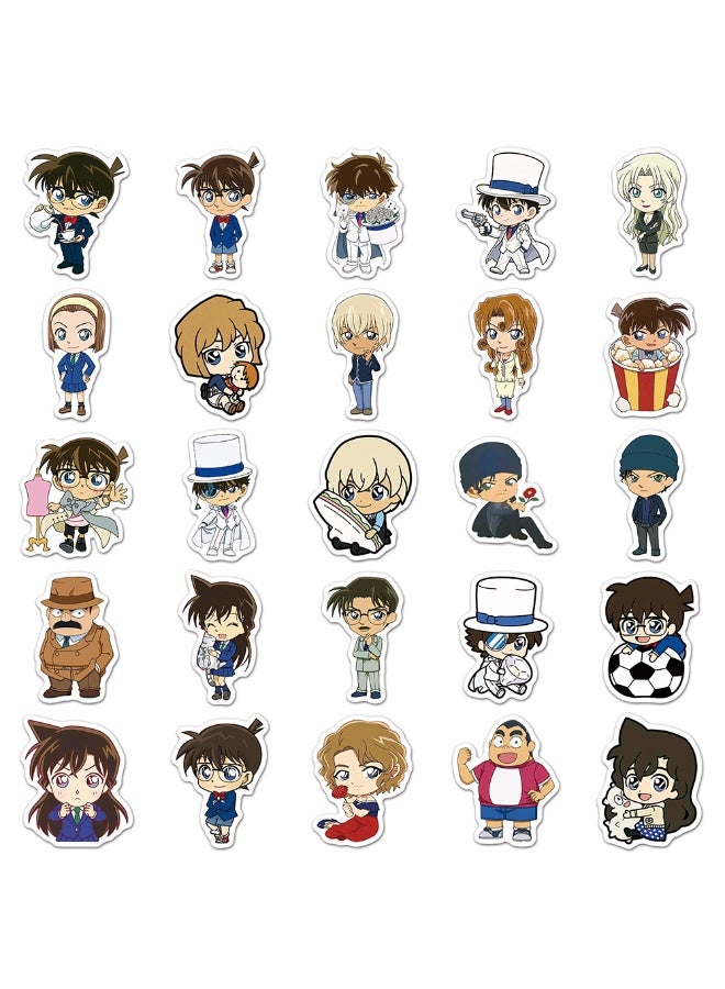 Detective Conan 50-Piece Detective Conan Stickers Waterproof Vinyl Stickers for Laptop Phone Case - Image 3