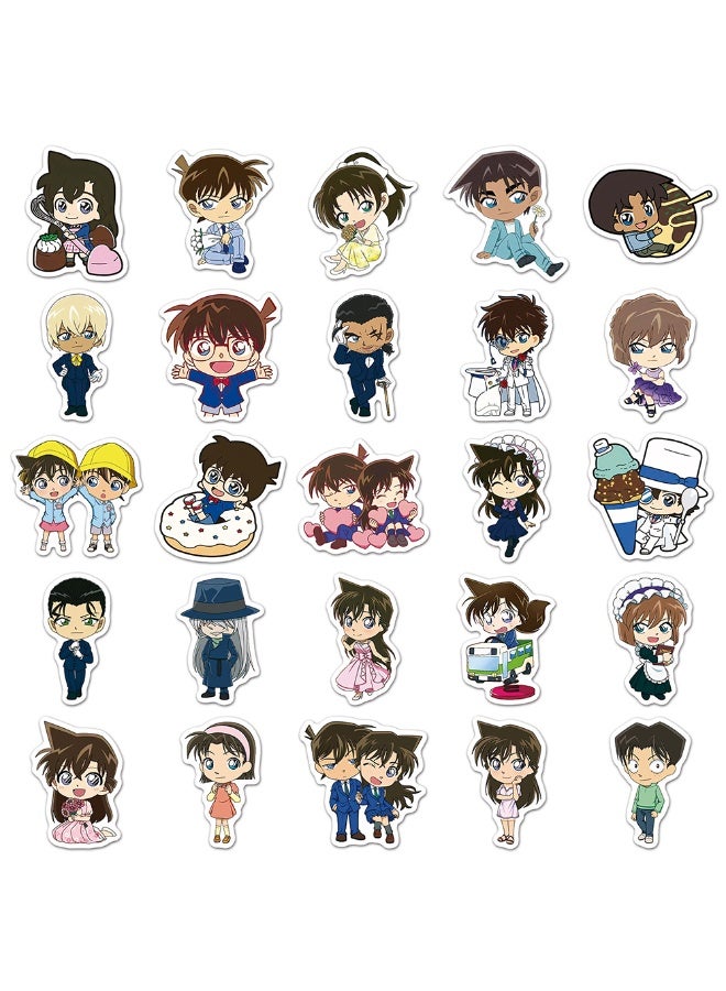 Detective Conan 50-Piece Detective Conan Stickers Waterproof Vinyl Stickers for Laptop Phone Case - Image 2