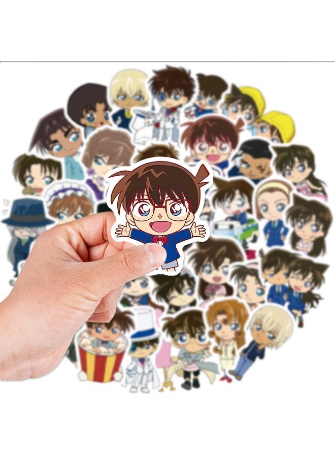 Detective Conan 50-Piece Detective Conan Stickers Waterproof Vinyl Stickers for Laptop Phone Case - Image 4