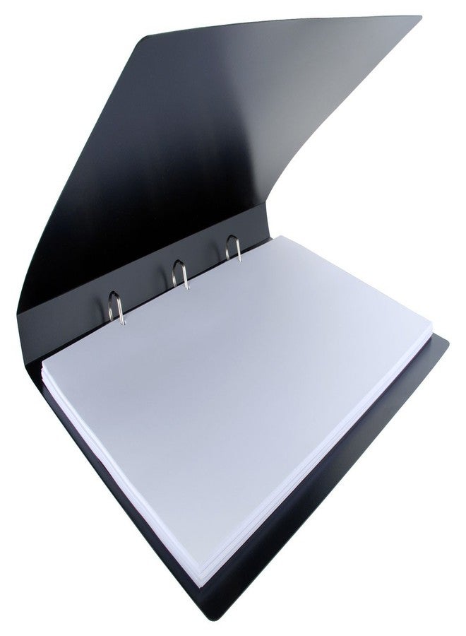 11x17 Poly Binder, 17 x 11 Inches, Angle-D Ring, Black (615610)