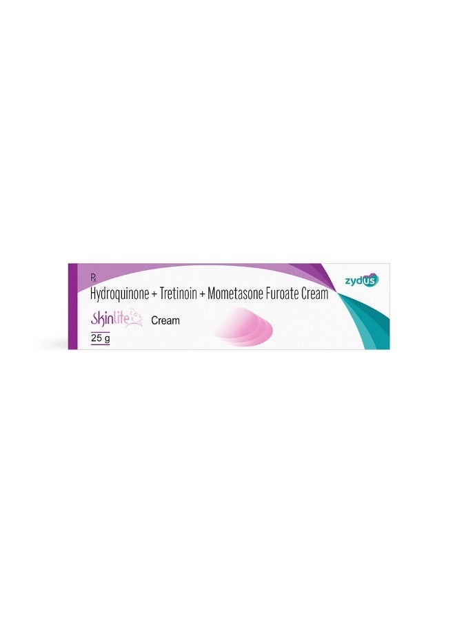Hydroquinone+Tretinoin+Mometasone Furoate Skinlite Cream 25g 1pc