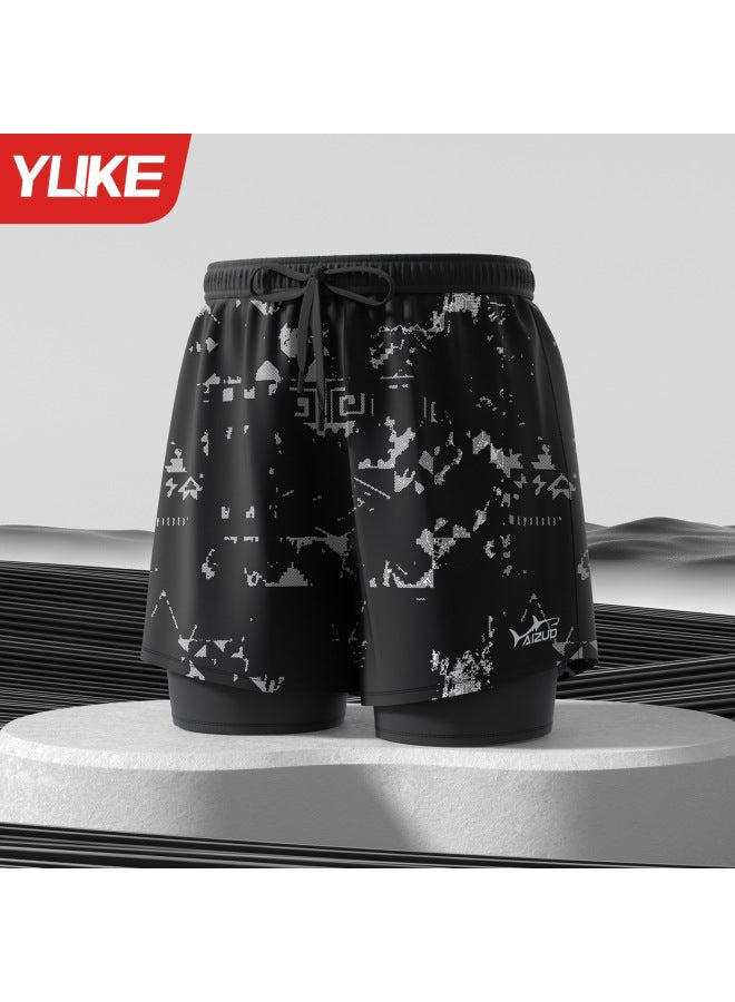Swimming Trunks Men's Five-point Swimsuit Suit Plus Size Anti-embarrassment New Professional Beach Adult Swimming Equipment