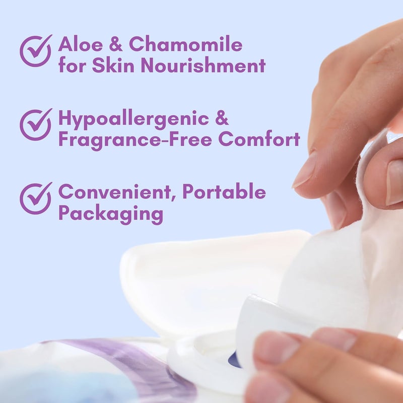 Nurture Valley Nurture XL Antibacterial Body Hand Wipes AlcoholFree Antiseptic Wet Sanitizer Towelettes for Germ Removal Disinfecting Skin Sanitizing Hands Cleaning Cloths Adults Baby Thick Strong - Image 4