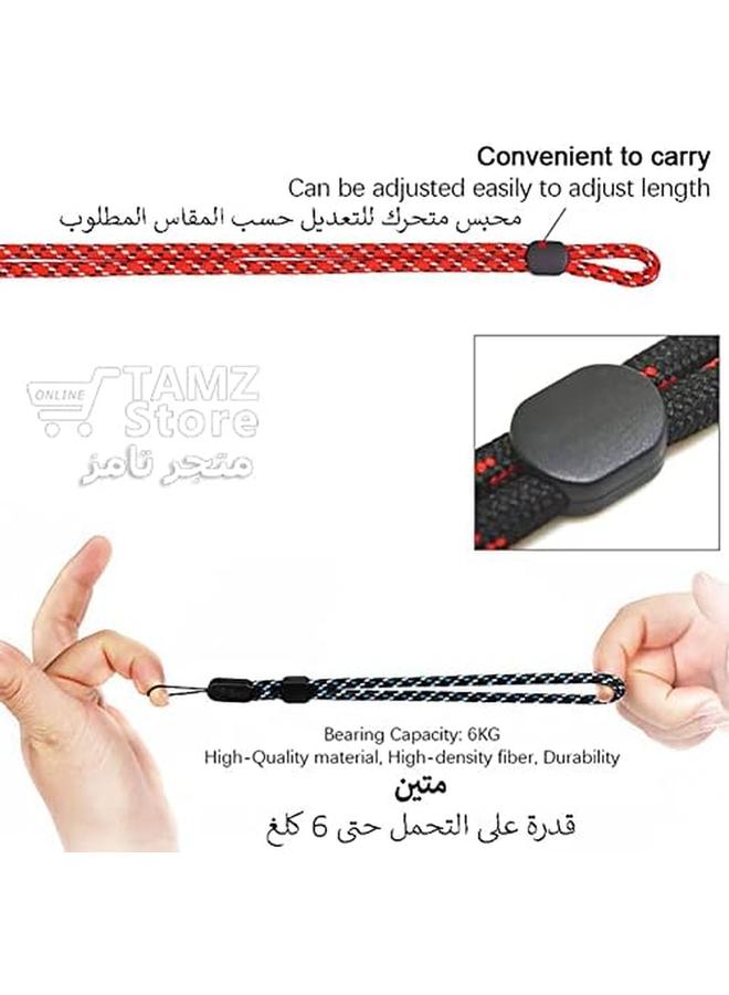 44Cm Striped Nylon Rope Holder For Mobile Neck Small Electronic Devices Keys Business Card Gym Speaker Or Any Portable Mini Devices Army  - Image 4