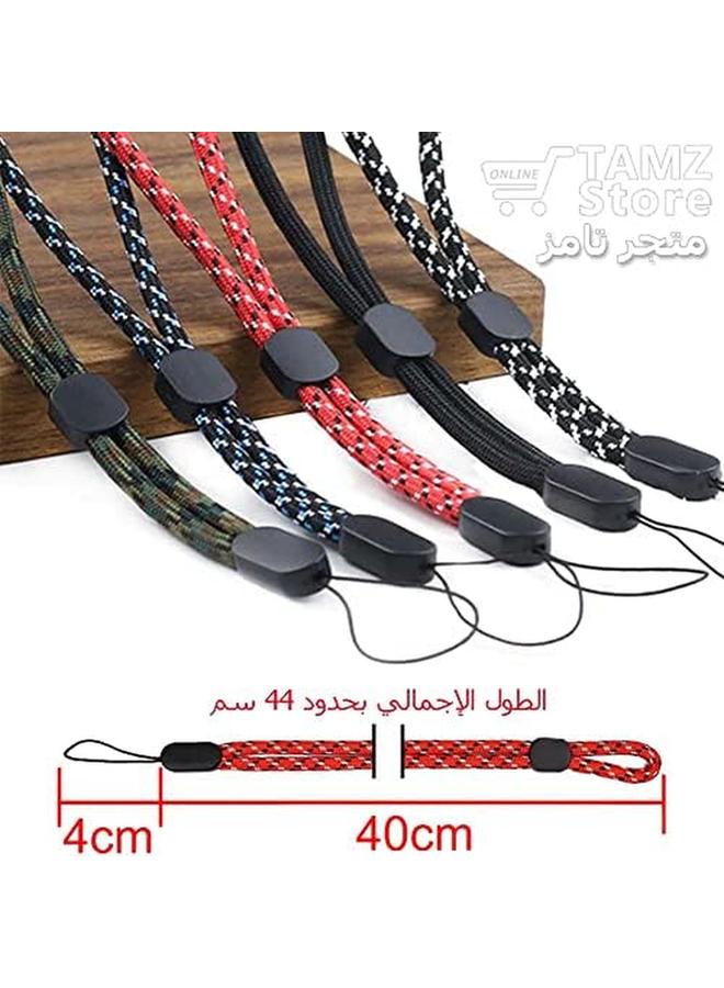 44Cm Striped Nylon Rope Holder For Mobile Neck Small Electronic Devices Keys Business Card Gym Speaker Or Any Portable Mini Devices Army  - Image 3