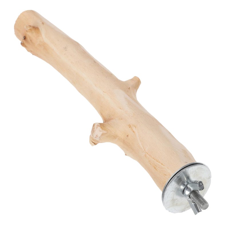 Natural Wooden Bird Perch For Parakeets Beak Grinding And Claw Exercise Cage Toy - Image 2